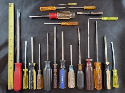 $19.95 • Buy Vintage Screwdriver Lot Stanley Husky Xcelite Vaco Craftsman Nutdriver (ALLSHIP)
