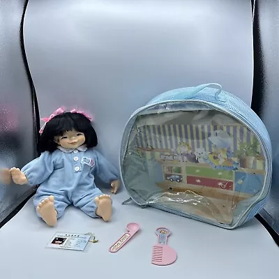 JMB Jacobsen Asian Baby Girl Doll 13  Mieler Doll Lynn Av Case Identification Pj • $17.54