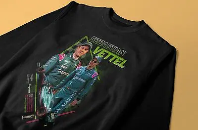 Sebastian Vettel World Champion Vintage Crewneck Sweatshirt Formula One For • $46.84