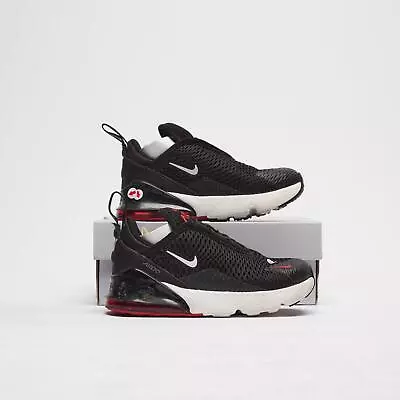 NIKE Air Max 270 Infant Black SIZE 8.5 Trainers • £15