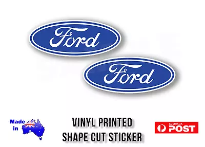 2 X Ford Logo Pack Vinyl Sticker Decal 80mm Wide REPRO - FREE POST! • $5.45