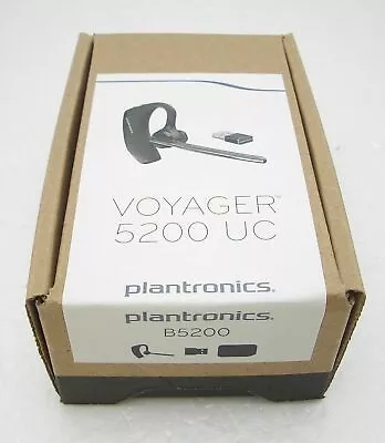 Plantronics Voyager 5200 UC Bluetooth Mobile & PC Headset 206110-101 B5200 • $135.51