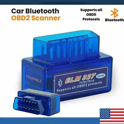 NEW Car Bluetooth Scanner Code Reader Automotive Diagnostic Tool OBDII ELM 327* • $5.19