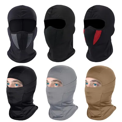 Balaclava Ski Masks UV Windproof Motorcycle Full Face Mask Head Cover Cap Hat • $3.99