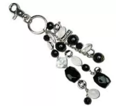 Miche Purse Charm Ebony  Silver Black NIP Key Chain Charmer • $8