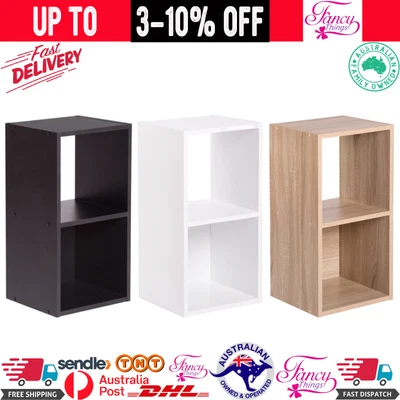2 Cube Storage Shelf Display Cabinet Cupboard Bookshelf Unit Toy Book Organizer • $43.35