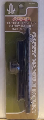 $13.25 • Buy Leapers UTG MNT-993 Carrying Weaver Handle Scope Rail Mount 12 Slots BLACK NEW