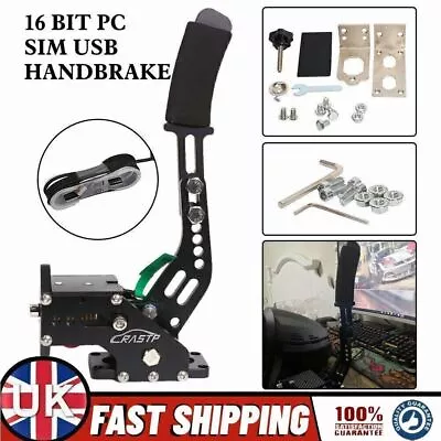 UK Handbrake USB For Racing Games Wheel Stand Logitech G29 G920 Only PC WINDOWS • £36.99