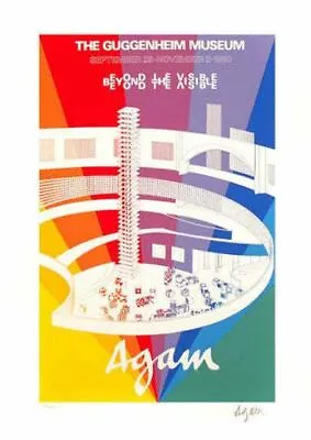 $794.79 • Buy Yaacov Agam - PanoramAgam Signed Guggenheim Museum  Beyond The Visible 