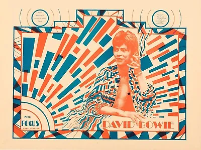 NEW David Bowie Tour Concert W/ Focus Poster Poster Print Canvas FREE SHIPPING • $18.16