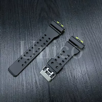 Fits For Casio G-Shock G-8900 GA-100 GA-110 B/Green Replacement Watch Band Strap • $12.95