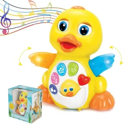 Light Up Dancing Singing Duck Toy Infant Baby Toddler Musical Educational Toy • $15.99