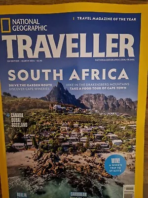 National Geographic Magazine MARCH 2024.  South Africa 🇿🇦  • £5.95