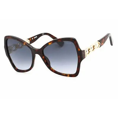 Moschino Women's Sunglasses Dark Grey Sf Lens Cat Eye Frame MOS099/S 0086 9O • $59