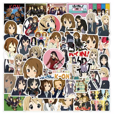 K-ON! Hirasawa Yui Waterproof Vinyl Decal Stickers Laptop Bottle Phone Case 50PC • $8.21