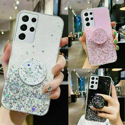 Glitter Shockproof Case For Samsung Galaxy A14 A13 A34 A54 A33 A53 Phone Cover • £1.99