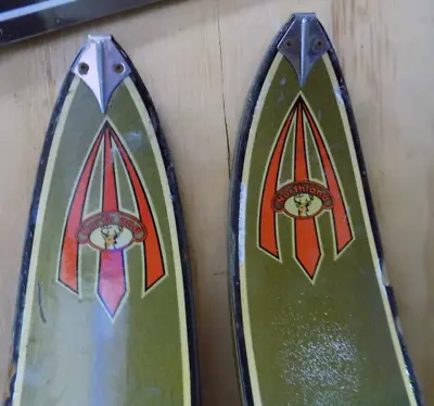 Vintage 1950's Northland Skis-Hickory-Peerless-74  Ebonite Back- • $90