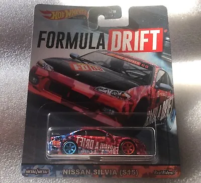 2020 Hot Wheels Premium Boulevard  Formula Drift  Nissan Silvia (S15) 7 ALT Card • $45.99