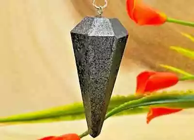 Hematite Crystal Pendulum Hematite Point Pendulum Hematite Crystal Energy • $9.89