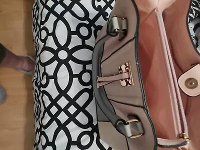 £5 • Buy River Island Tote Bag Pink And Grey