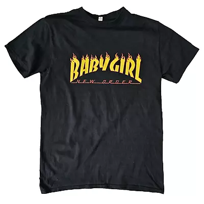 Baby Girl New Order T-Shirt Black Unisex Size Medium • £14.95