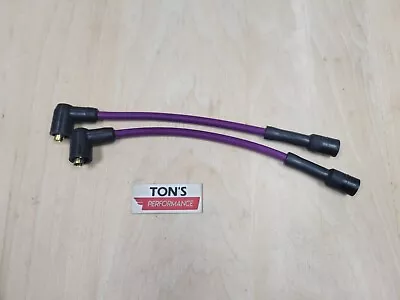 Ton's Purple 8mm Spark Plug Wires Harley 95-03 Sportster XL Coil Relocation • $22.99