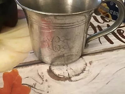 Vintage Shirley Williamsburg Virginia Handmade Pewter Cup • $19.99