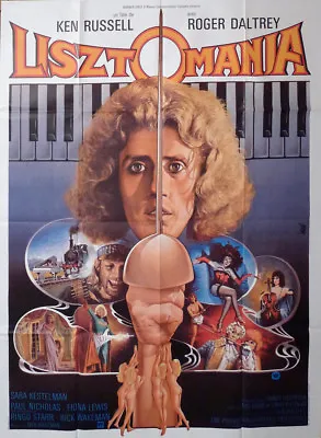 Lisztomania - Ken Russell - Sword / Sex / Rock - Original Large Movie Poster • £115.69