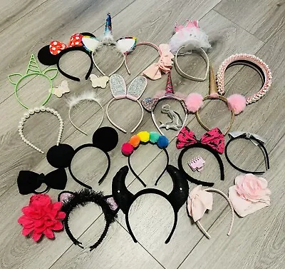 Lot Of 23pc Girls  Hair Bands Assorted Hair Accessories • $20