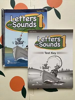 A Beka Books Letters And Sounds 1 Teacher Key And Teacher Test Key • $38