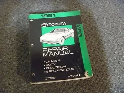 1991 Toyota MR2 Specifications & Chassis Body Electrical Service Repair Manual • $139.30
