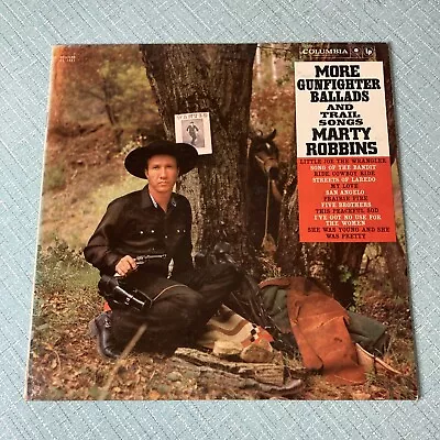 Marty Robbins More Gunfighter Ballads LP Vinyl Columbia Cl 1481 1960 • $5.99
