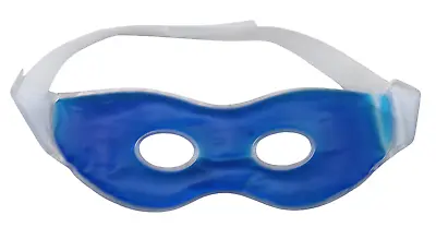 Adjustable Strap Soothing Therapeutic Gel Eye Mask For Hot Or Cold Relief Blue • $7.99