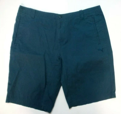 $8.50 • Buy Puma Sport Lifestyle Men's Navy Cotton Shorts; Size XL, With Pockets.