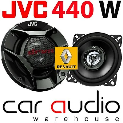 Renault Kangoo MK2 Van JVC 10cm 440 Watts 2 Way Front Dash Car Speakers • £22.99