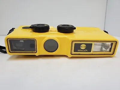 Vintage Minolta Weathermatic A 110 Film Underwater Film Camera W/ Strap • $9.97