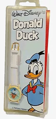 Original Walt Disney 87 Donald Duck Quarts Kids Unisex Watch Paperwork & Extras  • $50.51