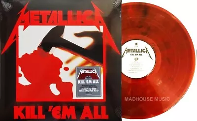 METALLICA LP Kill 'Em All JUMP IN THE FIRE ENGINE RED VINYL 2023 Ltd Edn SEALED • £36.95