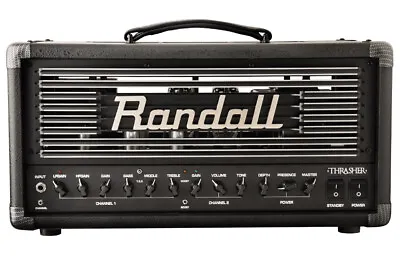 Randall Amplifiers 2 Channel 50 Watt Tube (4-12AX7/2-6L6) HeadTHRASHER50-U NEW • £1836.21