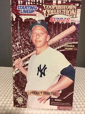 1996 Starting Lineup Cooperstown Collection Mickey Mantle Poseable Figure!  • $29.90