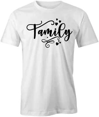 FAMILY TShirt Tee Short-Sleeved Cotton CLOTHING S1WSA214 • $14.39