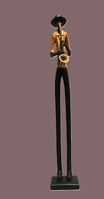 Tall Jazz Musician Resin Sax Player Figurine Ornament 60cm • £20