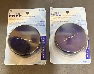 Maybelline Shine Free Oil-Control Loose Powder 210 LIGHT (2 Pack) • $27.90