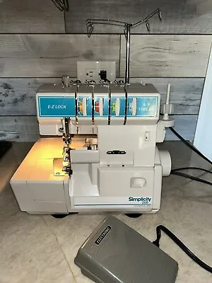 Simplicity Model EZ200 Differential Feed Serger Sewing Machine With Foot Pedal • $124.95