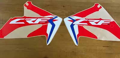 Honda Crf450r Crf 450r  2005 2006 2007 2008 Graphics Decal Shrouds With Blems • $50