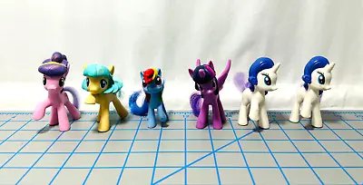 Lot Of 6 My Little Pony Color Changing Tail McDonalds 3  Brushable Figures 5+Dup • $12.25