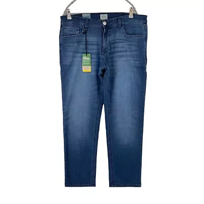 Camel Active HOUSTON Mens Blue Stretch Regular Straight Fit Jeans W38 L30 • £29.99