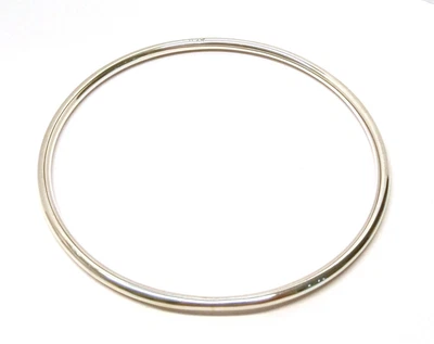 £29.95 • Buy Handmade 925 Solid Silver Polished 2.75 Mm Round Solid Stacking Bangle With Box