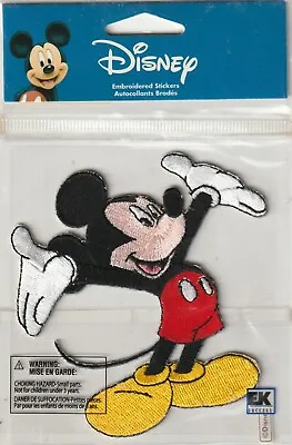 Disney Licensed By EK Success MICKEY MOUSE Embroidered Sticker 62488 FREE Ship! • $5.85