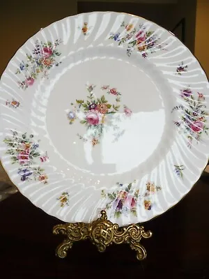 £18 • Buy Large Minton Marlow Fluted Cabinet Plate 10 3/4 Ins
